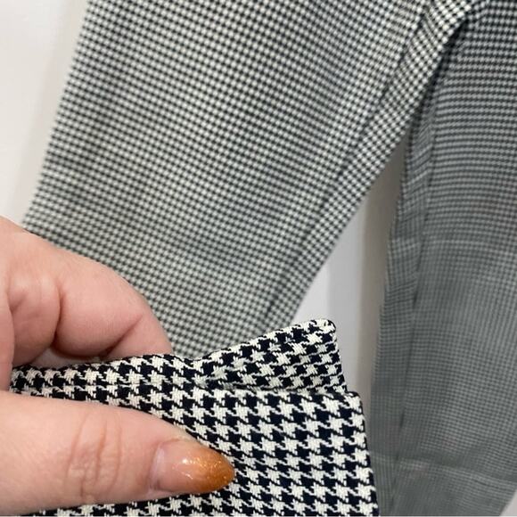 Ralph Lauren Black Label Wool Houndstooth Stretch Pants Dress Trouser Sz 4 - Picture 4 of 12